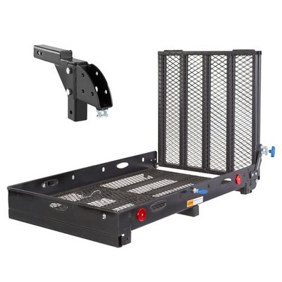 Wheelchair Scooter Carrier for Car Truck SUV, 2'' Hitch, Folding Ramp, 500 lb. C