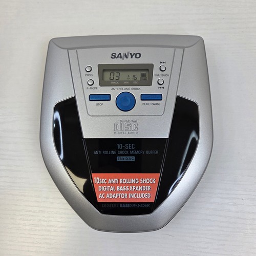 Reproductor de CD portátil Sanyo CDP-1000 en muy buena condición en caja con accesorios - Imagen 2 de 21