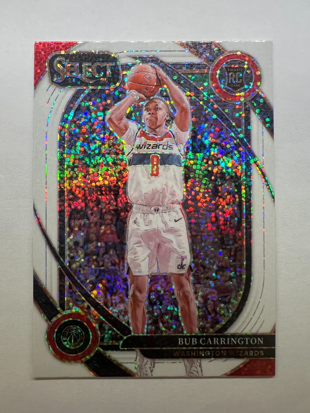 2024-25 Panini Select Bub Carrington Courtside White Sparkle Prizm RC SSP Wizard
