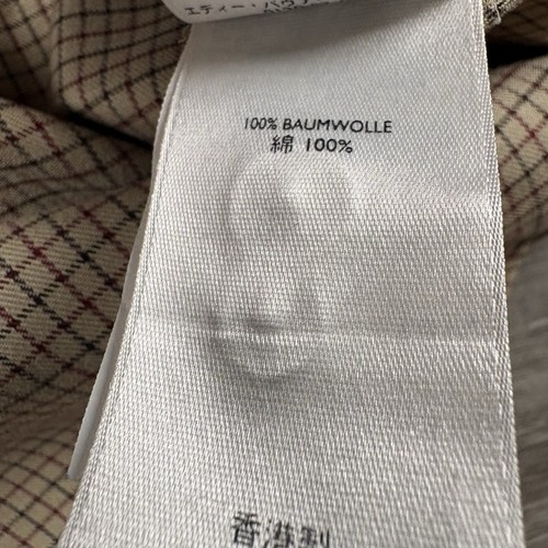 Eddie Bauer Herren Hemd Gr. Large Tall hellbraun/rot/grün kariert Button Down Outdoor - Bild 7 von 16