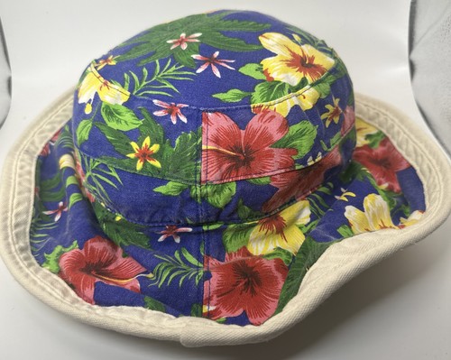 Cappello a secchiello floreale vintage collezione Scala classico - Foto 3 di 7