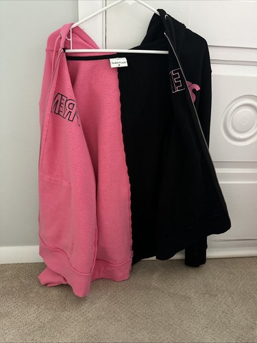 Frenemies Teddy Fresh Hoodie Zip Up Medium Podcast Trisha Ethan - Picture 16 of 16