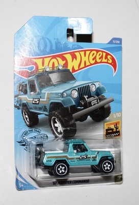 Hot Wheels Blue  67 Jeepster Commando 71/250 Baha Blazers 1/10