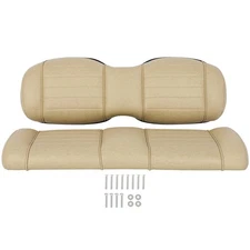 Universal Deluxe Seat Bottom & Back Cushion Set Beige for Club Car EZGO Yamaha