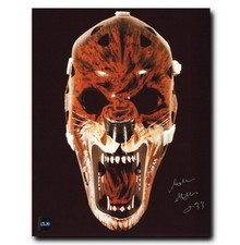 Gilles Gratton New York Rangers Autographed Mask 8x10 Photo NO TARIFFS