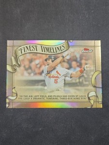 2026 Topps Finest Albert Pujols Refractor (RAW)
