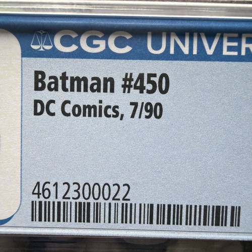 Batman #450~CGC 9.4~KEY~🔑KEY🔑~🏷️~🏷️CUSTOM LABEL🏷️~🔥💥JOKER ORIGIN💥🔥 - Picture 3 of 12