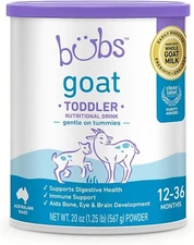 Bubs Goat Toddler Nutritional Drink, Non-Gmo Whole Goat Milk-Based Gentle For...