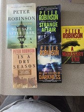 Peter Robinson Lot Of 5 Books. Paperback.  Mystery Suspense 1 Is An Omnibus.