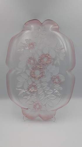 Vintage Mikasa Rosa Rosella Große Servierplatte 16" x 11" x 1,5" Ausgezeichnet - Bild 7 von 8