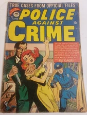 Police Against Crime #2 Scarce Headlights Violence Pre-Code Horror! LQQK