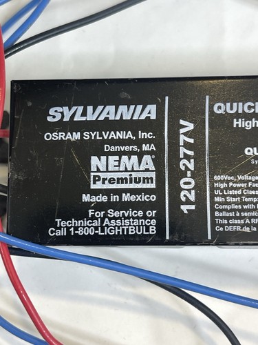 Lot of 6 OSRAM Sylvania Quicktronic Ballast 120-277V QHE 3x32T8 UNV ISL-SC Quick - Picture 3 of 6