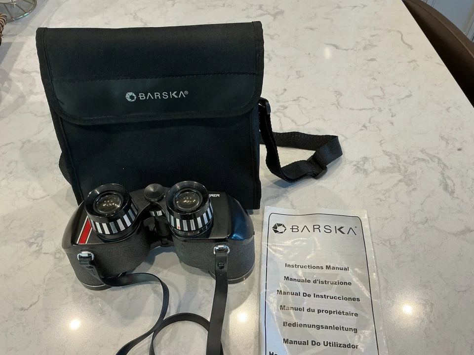 Sears Barska Discoverer 7x35 Extra Wide Angle Binoculars Model 6271 With Strap - Image 2 of 4