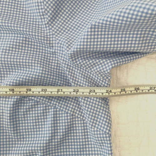 Lauren Ralph Lauren Oberteil Damen 1X Blau Gingham Bügelfrei Hemd Preppy 3/4 Ärmel - Bild 9 von 12