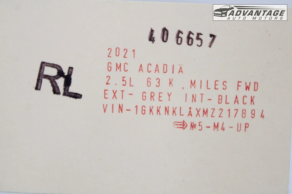 GMC ACADIA 2017-2023 techo trasero izquierdo agarre superior mango gris OEM Foto 4 de 4