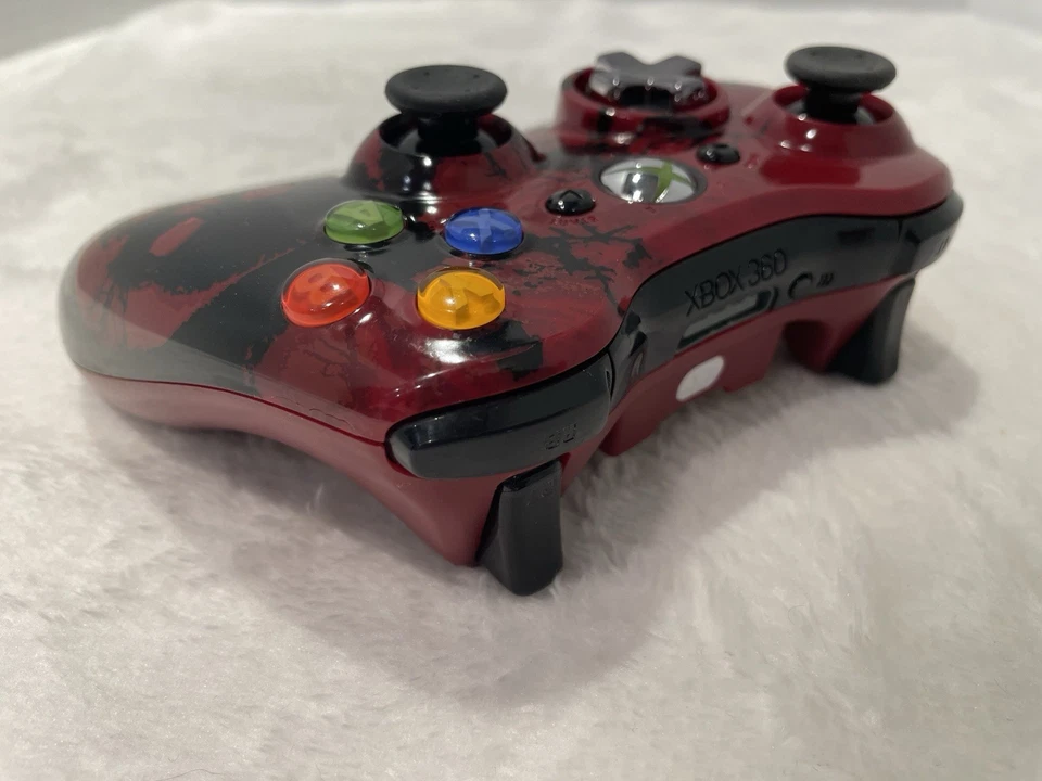 Gears of War 3 Limited Edition Wireless Controller MODEL 1403 Xbox 360 TESTED - Image 4 of 4