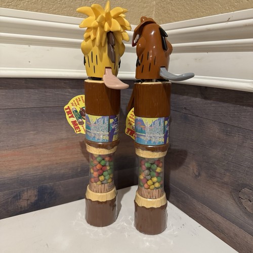 ANGRY BEAVERS GIGGLE WIGGLE STICK - 2er Set noch versiegelt Nickelodeon 1999 Etikett - Bild 2 von 7