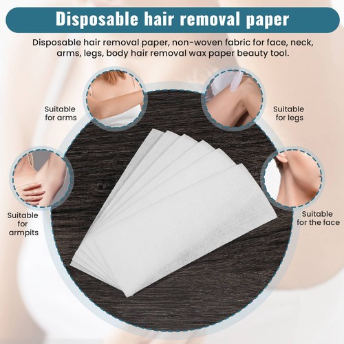  100 Pcs/Set Depilatory Papers Nonwoven Cloth for Face Neck Arm Leg Body1687 - Picture 2 of 7