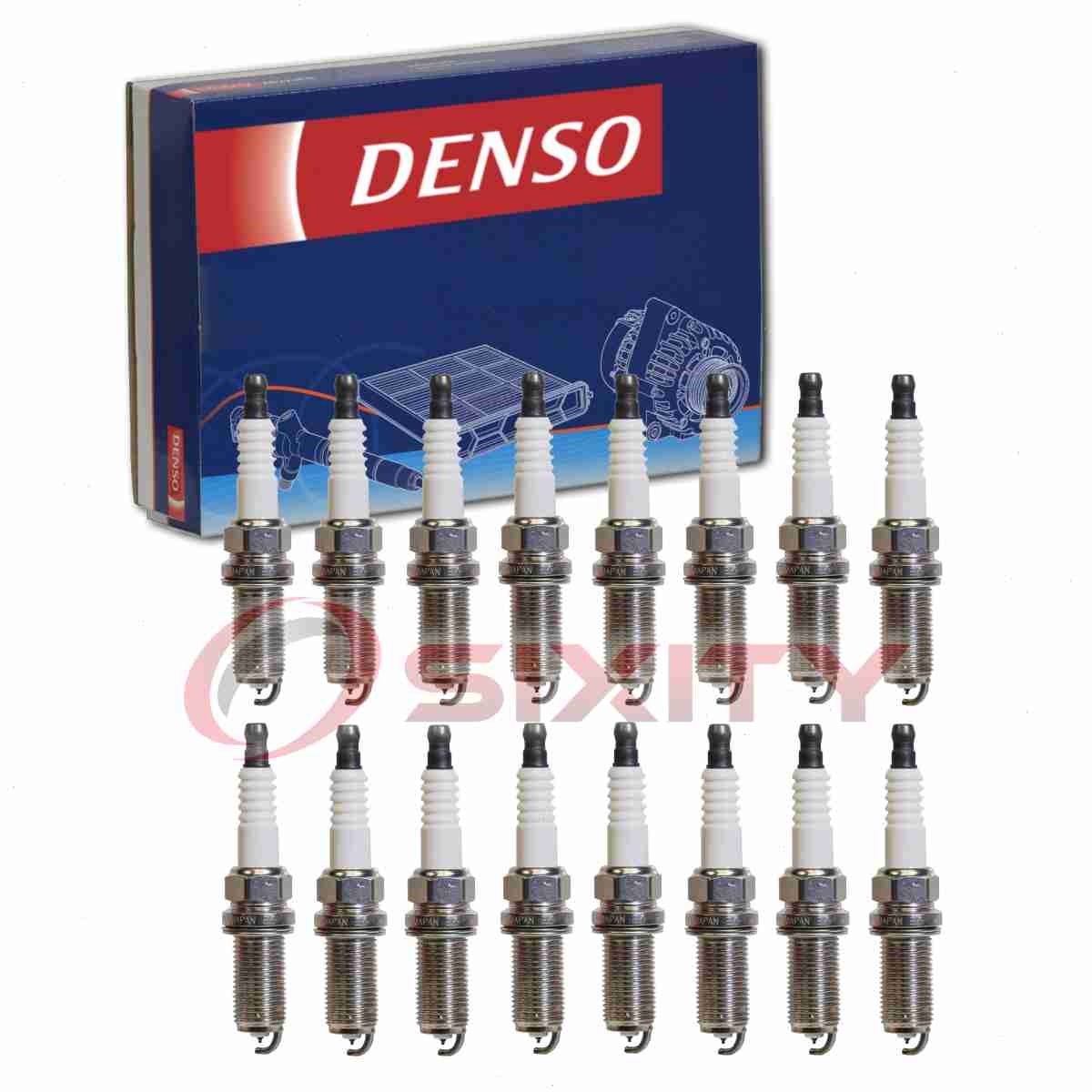 16 pc Denso Spark Plugs for 2009-2010 Dodge Ram 1500 4.7L V8 Ignition js