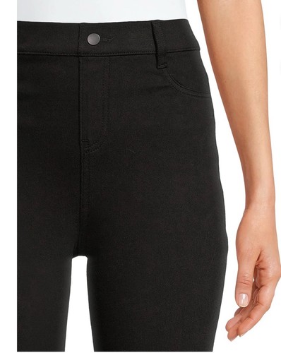 Women’s Black Jeggings Skinny Jeans High-Rise Pants Size L 12-14 NWT Time & Tru - Bild 5 von 8