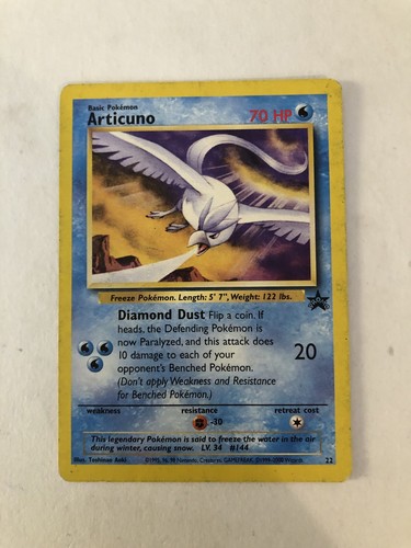 Articuno Black Star Promo 22 WOTC Pokemon TCG
