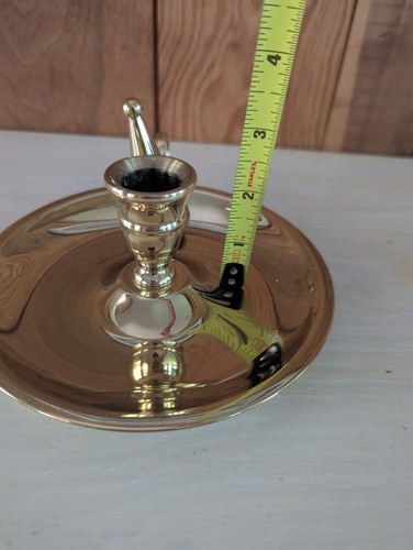 Candelabro vintage Baldwin de latón macizo con amortiguador - Imagen 17 de 19