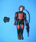 3.75” Vintage GI JOE COMANDOS EM ACAO ELETRON (FLASH) FIGURE 100% COMPLETE