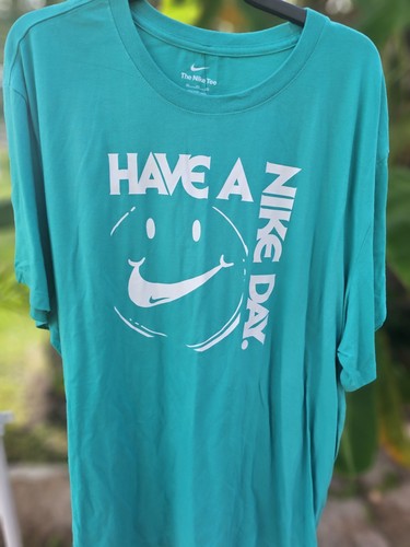 Nike Sportswear mens size 3XL'Have A Nike Day' Men's green T-Shirt FD6662-396 - Picture 4 of 8
