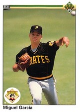 Miguel Garcia 1990 Upper Deck 538 Pittsburgh Pirates Baseball Card