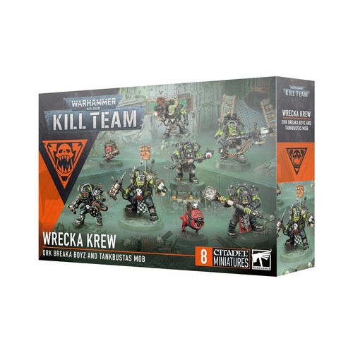 Warhammer 40,000: Kill Team - Wrecka Krew Ork Specialist Squad | 8 Miniatures