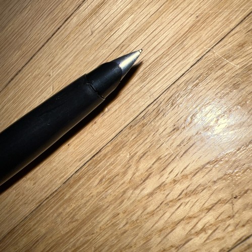 Parker Vintage 45 Cartridge Pen Gold Clip Black steel nib fine point - Picture 10 of 14