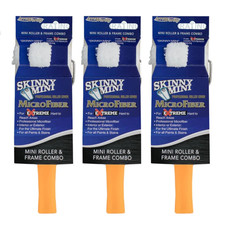 Arroworthy Skinny Mini Paint Rollers and Frame - Triple Pack - Bundle