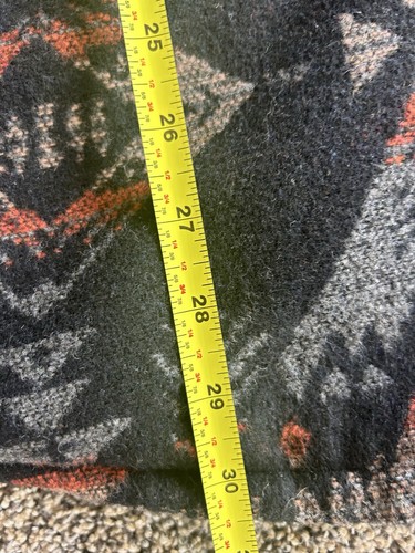 Aztec Print Wool Blend Sherpa Lined Jachs New York Jacket Men's XXL Western - Picture 15 of 16