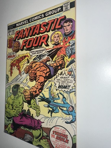 Fantastic Four 166 (1961) THING vs. HULK 1st Print Marvel Comics Jan 1976 - Bild 4 von 10