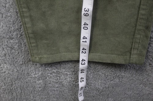 LL Bean Corduroy Pants Men's 34x43 Natural Fit Green Straight New - Picture 9 of 9