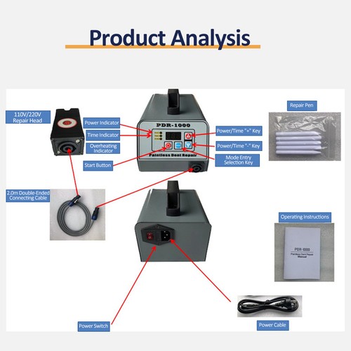 A-PDR-1000 Auto Body Dent Repair Machine Portable Household Dents Remover Tool - Picture 4 of 7