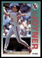 1992 Fleer Wally Joyner California Angels #62