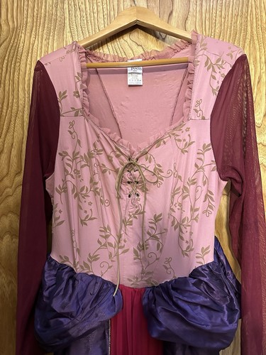 Adult Disney Hocus Pocus Sarah Sanderson Costume With Spencer’s Cape XL - Picture 2 of 11