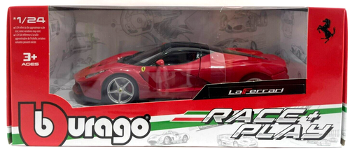 Bburago - 18-26001 - Race + Play - Ferrari LaFerrari - Scale 1:24 - Red - Picture 1 of 3