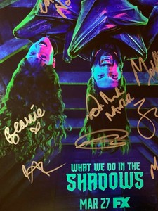WHAT-WE-DO-IN-THE-SHADOWS-CAST-SIGNED-PHOTO-12X18-NATASIA-DEMETRIOU-AUTOGRAPH