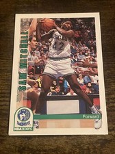 1992-93 Hoops Minnesota Timberwolves Basketball Card #139 Sam Mitchell L8750*