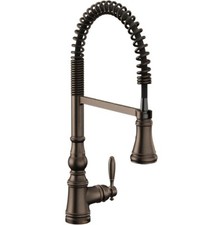 Moen Weymouth S73104ORB Oil Rubbed Bronze Single Hole Pre Rinse Kitchen Faucet