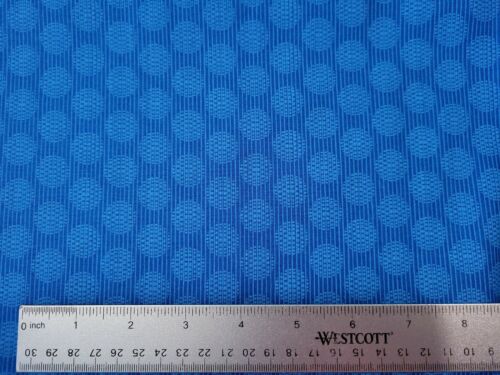29" Wilmington Prints Essentials Circles & Stripes Royal Blue Blender - Picture 2 of 3