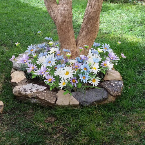 6 Pcs Artificial Daisy Flowers Outdoor Silk Flower Artificial Wildflowers for... - Picture 7 of 7