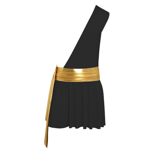 Herren Kostüm Performance Rock Cosplay Kleid Metallic Dessous Rüschen Unterwäsche - Bild 23 von 47