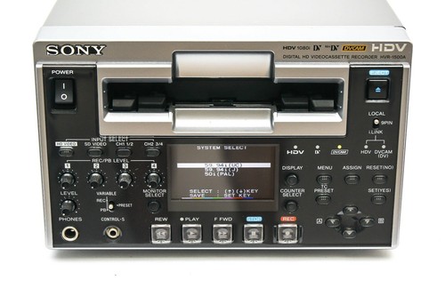 Sony HVR-1500A HDV/DVCAM/DV Digital Video Recorder - Not Used - Picture 8 of 9