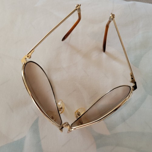 VINTAGE 1970s FOLDABLE FERRARI AVIATOR OR DRIVING SUNGLASSES IN ORIGINAL CASE - Picture 11 of 18