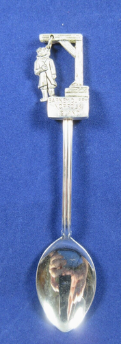 Souvenir Spoon Australia The Hanging of Barney Duffy Norfolk Isle Randa ’84 Rare - Picture 1 of 12