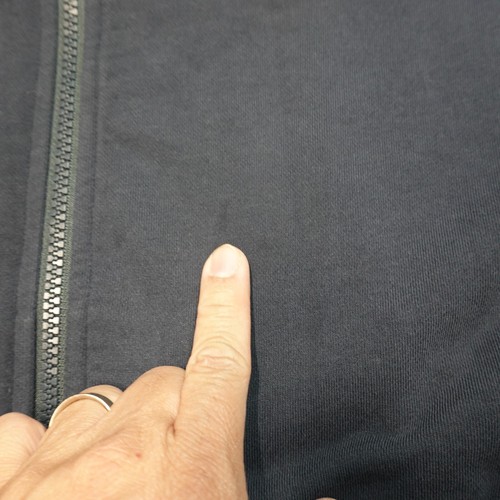 Moncler Full Zip Fleece Jacket Size XL Navy Blue Long Sleeve Tracking - Picture 13 of 16
