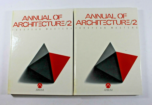 Annual of Architecture 2 European Masters Vol 1 & 2 English/Spanish Language HC - Bild 1 von 5